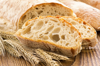 Картинка еда хлеб +выпечка свежий выпечка колосья доска