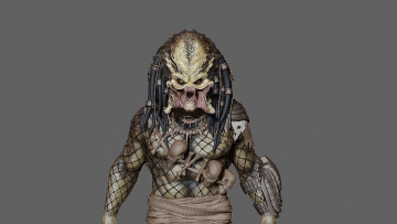 Картинка хищник 3д+графика creatures+ существа predator alien пришелец инопланетянин