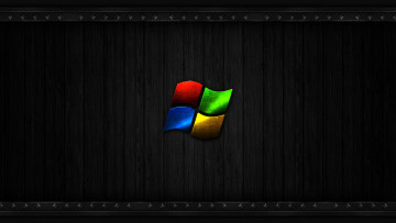 обоя компьютеры, windows xp, логотип, фон
