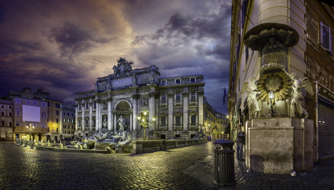Обои картинки фото города, рим,  ватикан , италия, фонтан, площадь