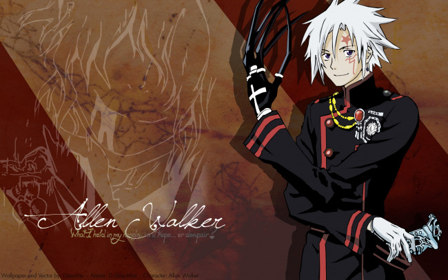 Oboi Anime Gray Man Ekzorcist Allen Walker Kartinki Na Rabochij Stol Skachat Besplatno