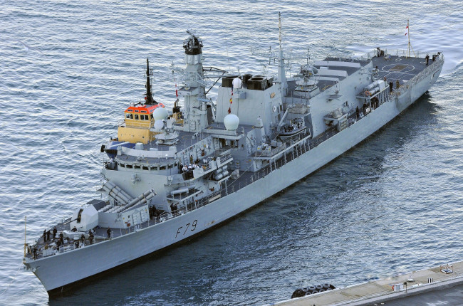 Обои картинки фото royal navy`s frigate hms portland, корабли, крейсеры,  линкоры,  эсминцы, вмс, королевские, фрегат