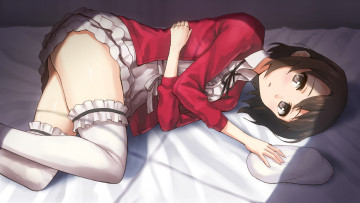 Картинка аниме saenai+heroine+no+sodatekata katou megumi saenai heroine no sodatekata hashi лежит девушка