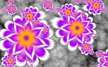 Картинка 3д+графика цветы+ flowers цвета узор фон лепестки