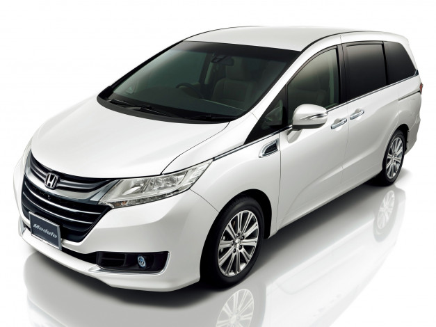 Обои картинки фото автомобили, honda, odyssey, modulo, 2013г, светлый