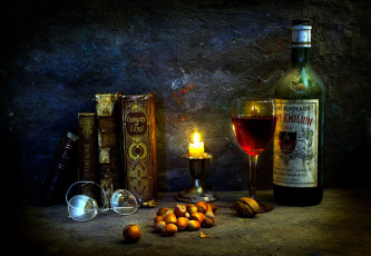 Картинка бренды бренды+напитков+ разное свеча орехи вино