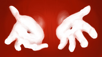 Картинка рисованное минимализм руки фон