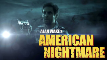 Картинка видео+игры alan+wake`s+american+nightmare мужчина пистолет