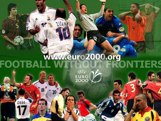 Обои картинки фото uefa, euro, 2000, спорт, футбол