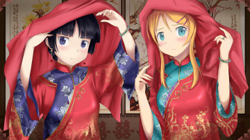 обоя аниме, oreimo, kousaka, kirino, gokou, ruri, ore, no, imouto, ga, konnani, kawaii, wake, nai