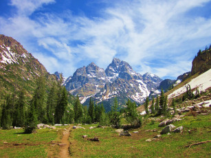 обоя grand, teton, national, park, usa, wyoming, природа, горы, пейзаж