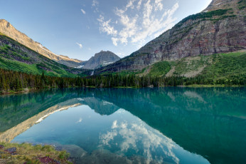 Картинка природа реки озера сша штат монтана