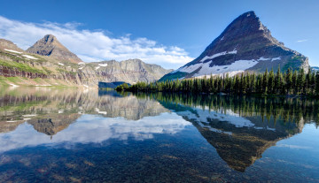 Картинка природа реки озера штат монтана