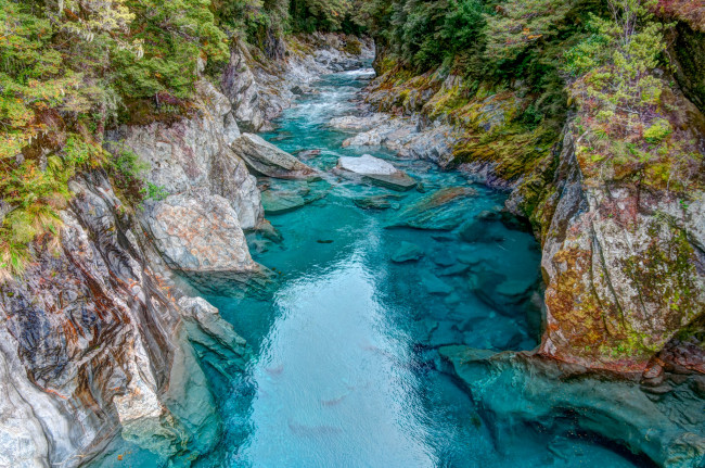 Обои картинки фото природа, реки, озера, новая, зеландия