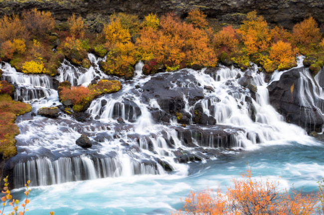 Обои картинки фото природа, водопады, исландия