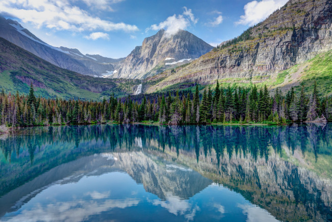 Обои картинки фото природа, реки, озера, сша, штат, монтана