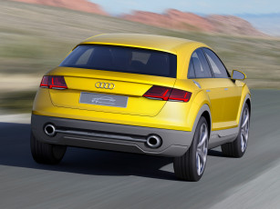 Картинка автомобили audi offroad tt желтый concept 2014