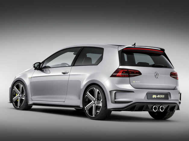 Обои картинки фото автомобили, volkswagen, 2014, typ, 5g, concept, r, 400, golf