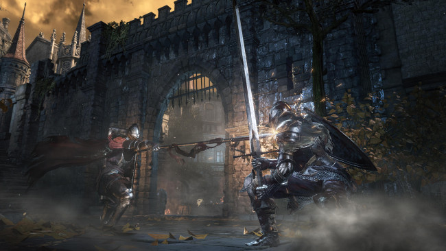 Обои картинки фото видео игры, dark souls 3, рыцари