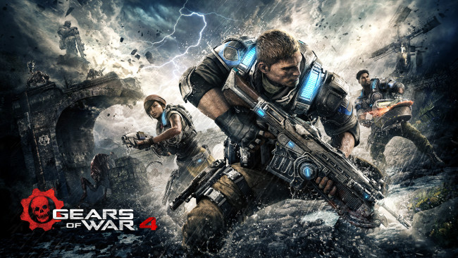 Обои картинки фото видео игры, gears of war 4, gears, of, war, 4, action, шутер