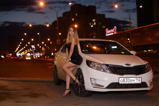 Обои картинки фото автомобили, -авто с девушками, девушки, авто