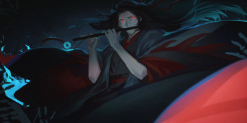 Картинка аниме mo+dao+zu+shi вэй усянь флейта