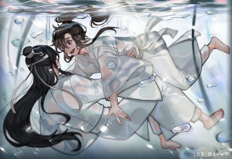 Картинка аниме mo+dao+zu+shi вэй усянь лань ванцзи вода