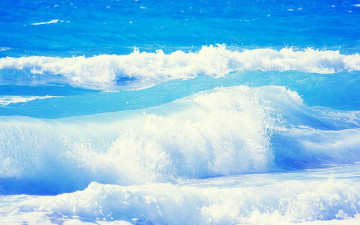 обоя природа, моря, океаны, волны, пена