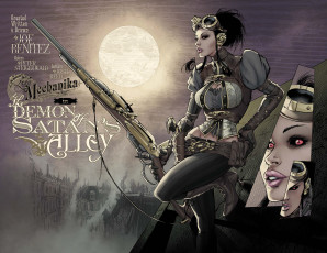 Картинка lady mechanika рисованные комиксы девушка воин