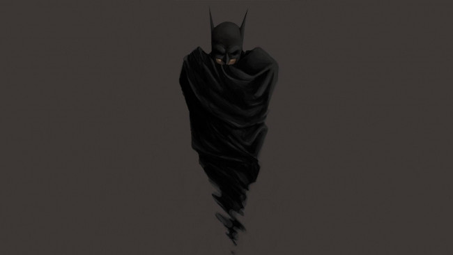 Обои картинки фото рисованные, минимализм, batman