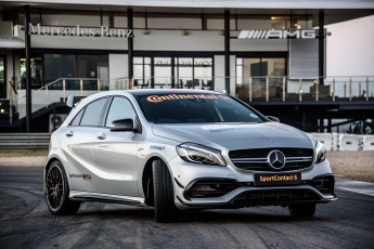 обоя автомобили, mercedes-benz, mercedes-amg, a, 45, 4matic, za-spec, w176, 2016г