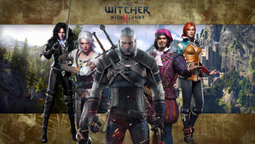 обоя видео игры, the witcher 3,  wild hunt, фэнтези, action, wild, hunt, the, witcher, 3