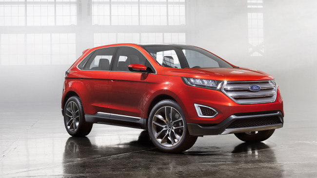 Обои картинки фото ford edge concept 2013, автомобили, ford, edge, concept, 2013, crossover, внедорожник, car