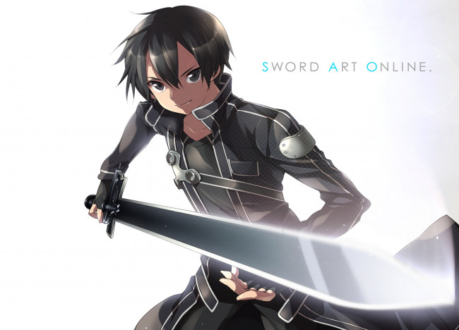 Обои картинки фото аниме, sword art online, мастера, меча, онлайн