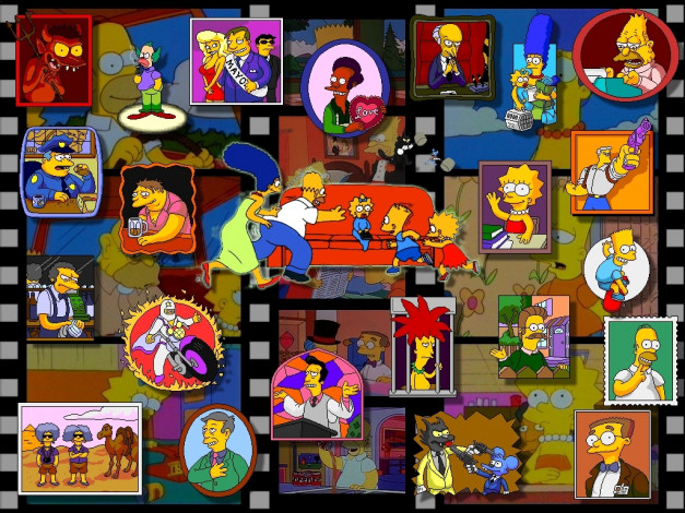 Обои картинки фото мультфильмы, the, simpsons