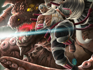 Картинка аниме naruto джуби монстр оружие мужчина арт хачиби