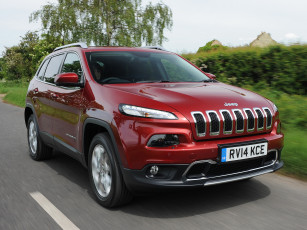 Картинка автомобили jeep uk-spec limited cherokee kl 2014г красный