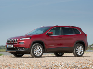 Картинка автомобили jeep uk-spec limited cherokee красный 2014г kl