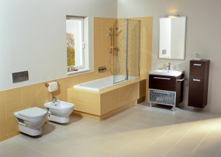 Картинка интерьер ванная+и+туалетная+комнаты туалет ванная дизайн