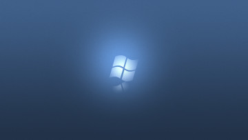 обоя компьютеры, windows xp, синий, фон, логотип