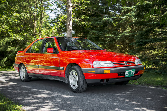 Обои картинки фото peugeot 405mi16,  1991, автомобили, peugeot, автопробег, выставка, автошоу