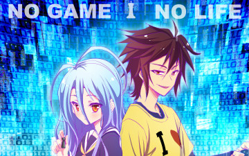 обоя аниме, no game no life, нет, игры, жизни