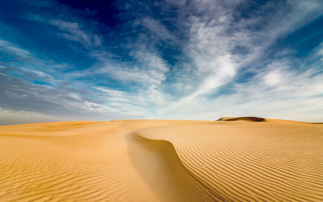 Обои картинки фото природа, пустыни, небо, пустыня, песок, дюны