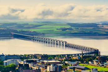 обоя tay bridge, dundee, scotland, города, - мосты, tay, bridge