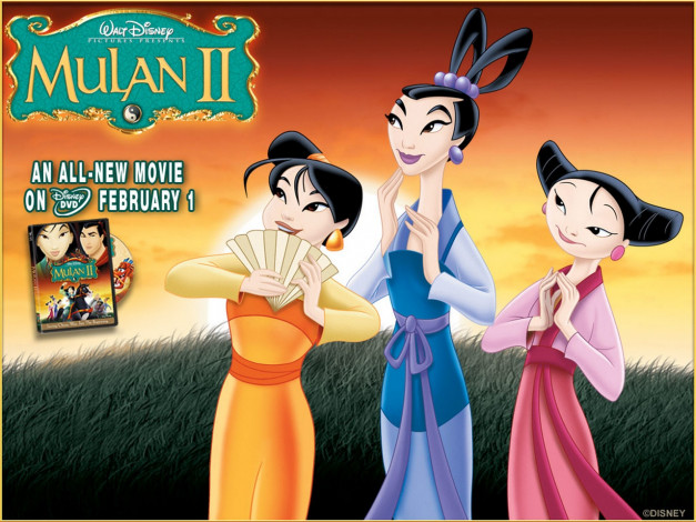 Обои картинки фото мультфильмы, mulan, ii