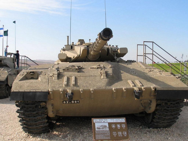Обои картинки фото основной, танк, «merkava», mk, ii, техника, военная