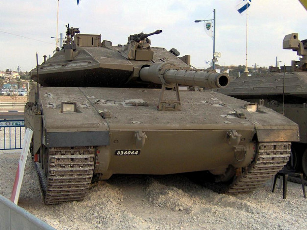 Обои картинки фото основной, танк, «merkava», mk, iv, техника, военная