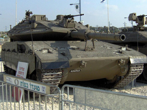 Обои картинки фото основной, танк, «merkava», mk, iv, техника, военная