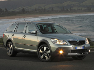 Картинка skoda octavia scout автомобили Чехия volkswagen ag auto