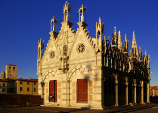 Картинка города пиза италия собор
